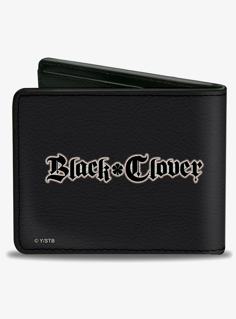 Black Clover Asta Face Close-Up Bifold Wallet