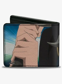 Black Clover Asta Training Pose Close-Up Bifold Wallet