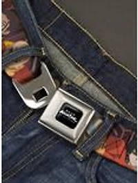 Avatar: The Last Airbender Katara Aang Zuko Group Pose Seatbelt Buckle Belt