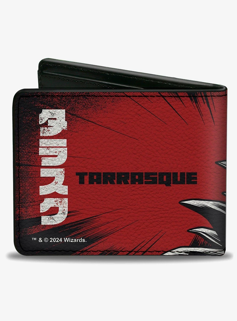 Dungeons & Dragons Tarrasque Monster and Text Bifold Wallet