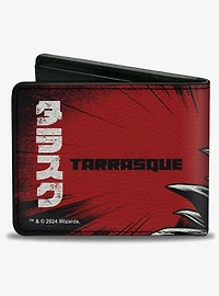 Dungeons & Dragons Tarrasque Monster and Text Bifold Wallet