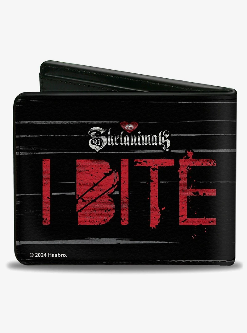 Skelanimals Diego The Bat I Bite Pose Bifold Wallet