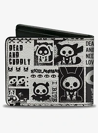 Skelanimals Dead Animals Quotes Collage and Logo Bifold Wallet
