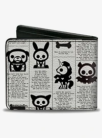 Skelanimals Obituary Announcements Bifold Wallet