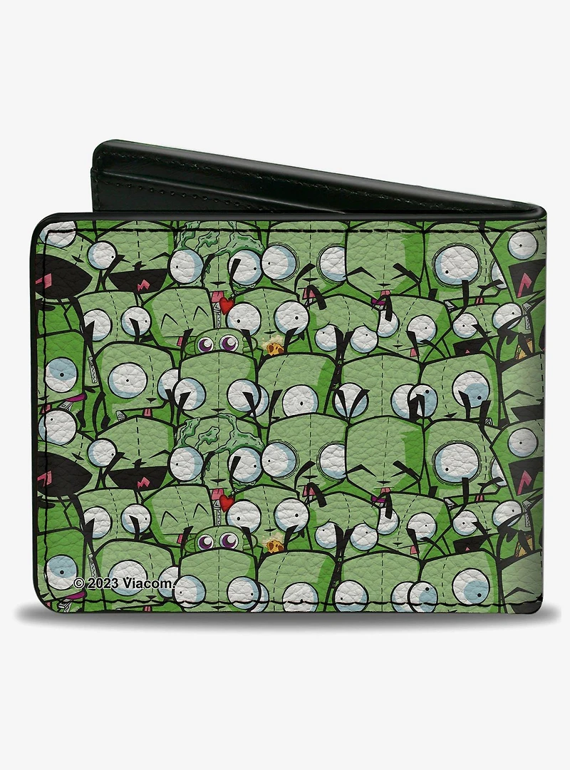 Invader Zim GIR Poses Stacked Bifold Wallet