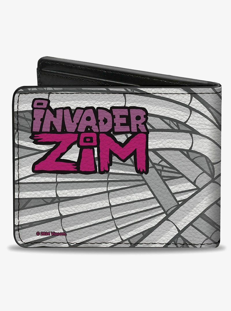 Invader Zim GIR With Hood Down Pose Hoses Bifold Wallet