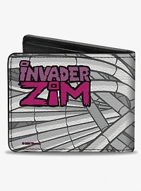 Invader Zim GIR With Hood Down Pose Hoses Bifold Wallet