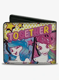 My Little Pony Together Pony Pop Art Blocks Bifold Wallet