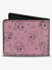 My Little Pony Title Logo With Pony and Cutie Mark Bifold Wallet
