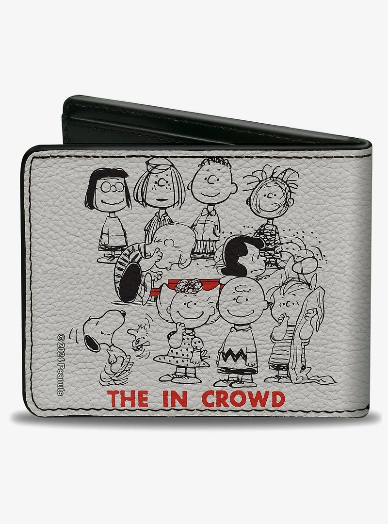 Peanuts Gang 75th The In Crowd Group Pose Bifold Wallet