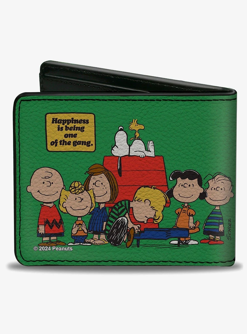 Peanuts Gang 75th Happiness Is Being One of the Gang Bifold Wallet