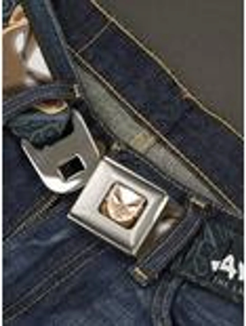 Avatar: The Last Airbender Aang Face Close Up and Title Seatbelt Buckle Belt