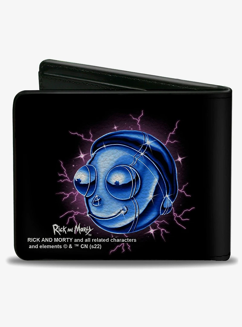 Rick and Morty Electric Faces Bifold Wallet