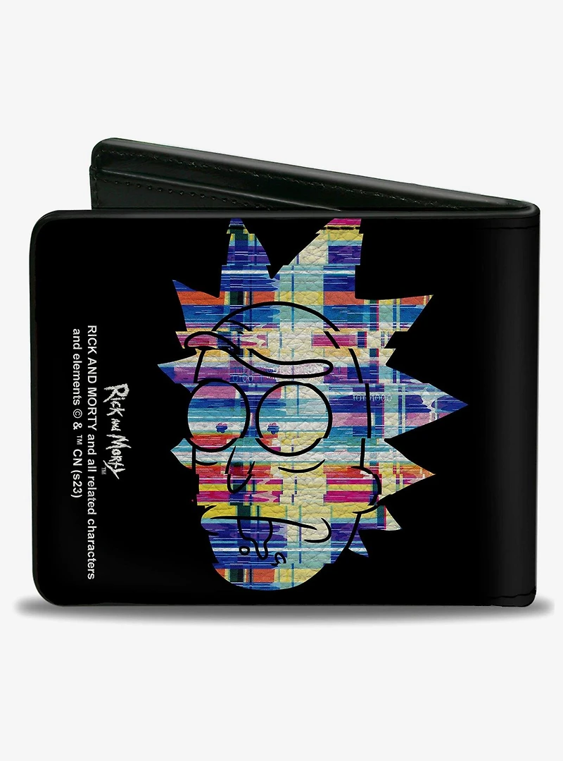 Rick and Morty Static Faces Multi Bifold Wallet