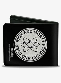 Rick and Morty Forever and Ever Logo Bifold Wallet
