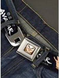 Avatar: The Last Airbender Aang Hand Pose and Title Seatbelt Buckle Belt