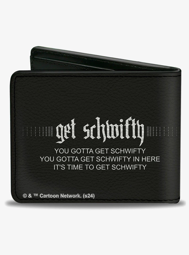 Rick and Morth Rick Get Schwifty Quotes Bifold Wallet