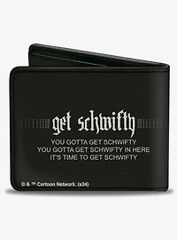 Rick and Morth Rick Get Schwifty Quotes Bifold Wallet