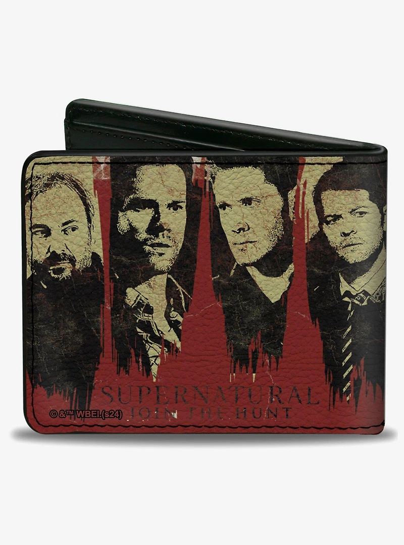 Supernatural Saving People Hunting Things 4 Character Bifold Wallet