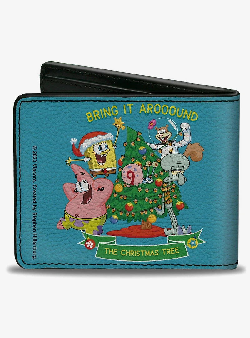 SpongeBob SquarePants The Tree Group Pose Bifold Wallet