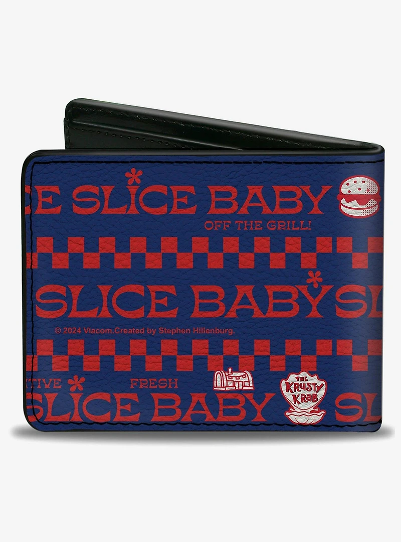 SpongeBob SquarePants Krusty Krab Crew Slice Slice Baby Bifold Wallet