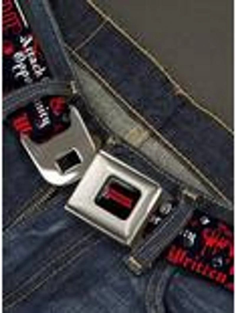 Dungeons & Dragons Dragon Master Collage Seatbelt Buckle Belt