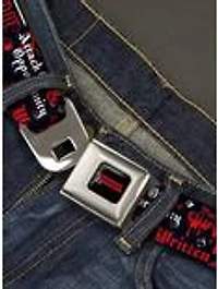 Dungeons & Dragons Dragon Master Collage Seatbelt Buckle Belt