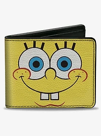 SpongeBob SquarePants Character Face and Barnacles Pineapple Bifold Wallet