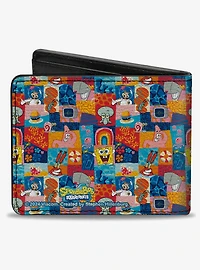 SpongeBob SquarePants Friends and Icons Bifold Wallet