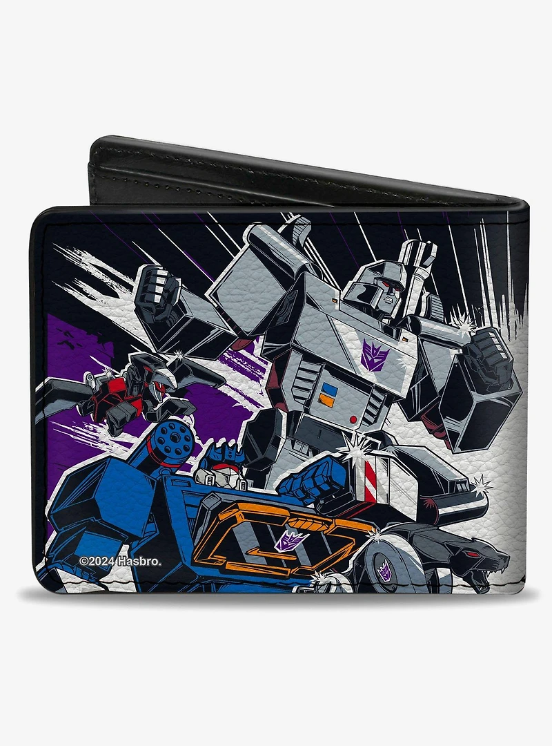Transformers Decepticon and Autobots Battle Bifold Wallet