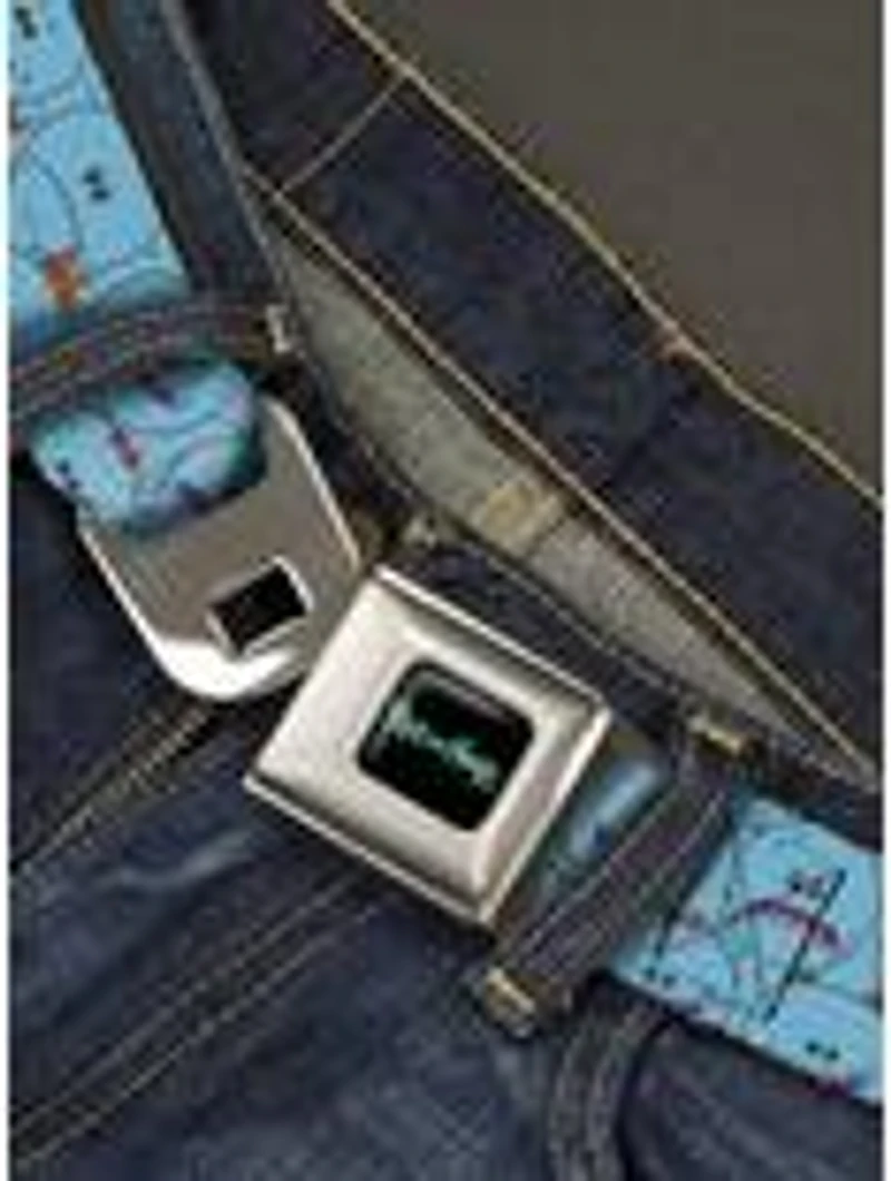 Rick and Morty Kirkland Meeseeks Seatbelt Buckle Belt