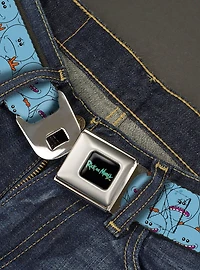 Rick and Morty Kirkland Meeseeks Seatbelt Buckle Belt