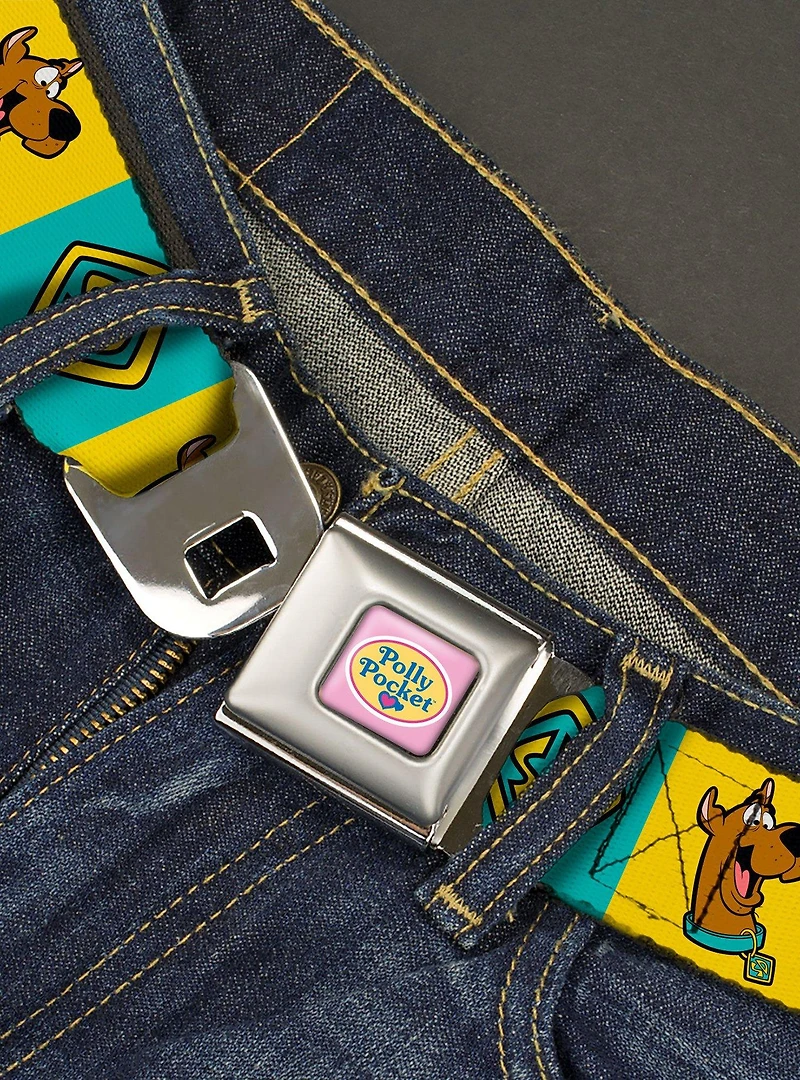 Scooby-Doo! Pose and Dog Tag Blocks Seatbelt Buckle Belt