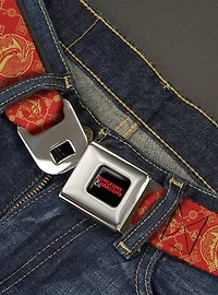 Dungeons & Dragons Year of the Dragon Icons Seatbelt Buckle Belt