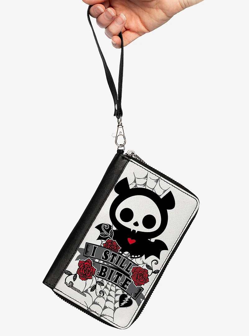 Skelanimals Diego The Bat I Still Bite Pose Zip Around Wallet