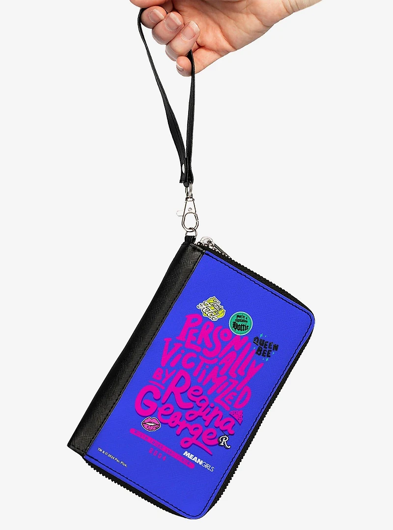Mean Girls Personally Victimized By Regina Collage Zip Around Wallet