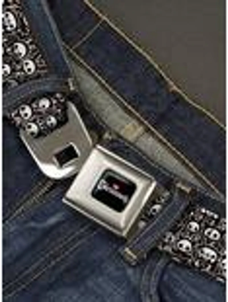 Skelanimals Animal Poses Stacked Seatbelt Buckle Belt