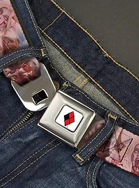 DC Comics Harley Quinn Deceased Variant Seatbelt Buckle Belt