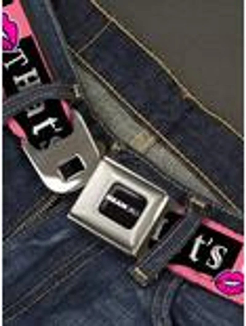 Mean Girls That's So Fetch Collage Seatbelt Buckle Belt