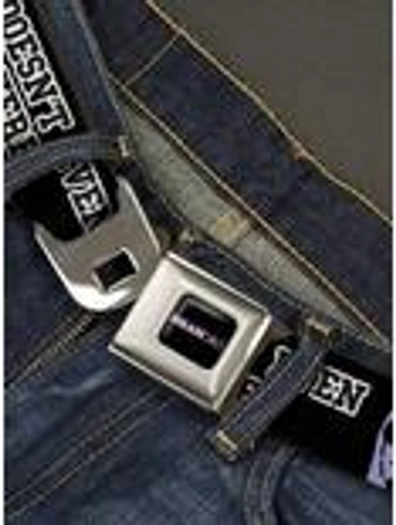 Mean Girls Damian She Doesn't Even Go Here Seatbelt Buckle Belt