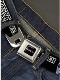 Mean Girls Damian She Doesn't Even Go Here Seatbelt Buckle Belt