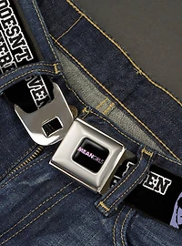 Mean Girls Damian She Doesn't Even Go Here Seatbelt Buckle Belt