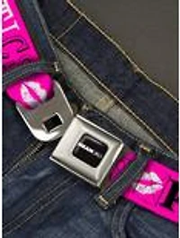 Mean Girls Plastics Collage Seatbelt Buckle Belt