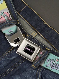 Mean Girls The Plastics Icon Blocks Pastel Seatbelt Buckle Belt