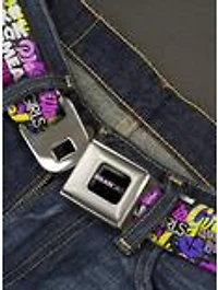 Mean Girls Catch Phrases Collage Seatbelt Buckle Belt