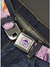My Little Pony Five Poses Pink Seatbelt Buckle Belt