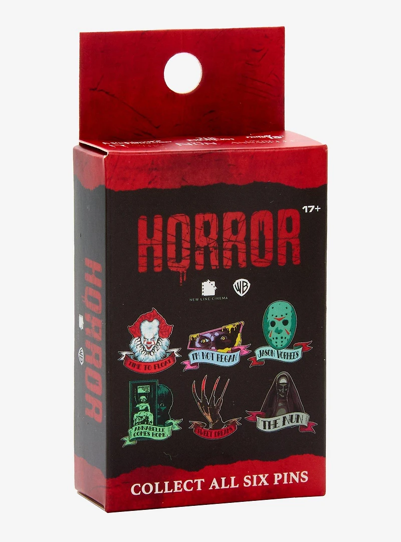 Horror Icons Tattoo Blind Box Enamel Pin — BoxLunch Exclusive