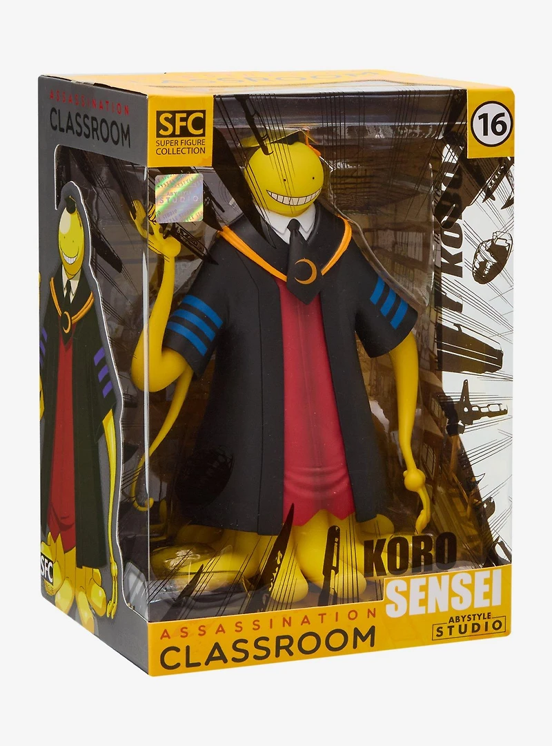 ABYStyle Studio Assassination Classroom Super Figure Collection Koro Sensei (Yellow) Figure