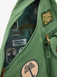The Lord of the Rings Patches Canvas Sling Crossbody Bag - BoxLunch Exclusive