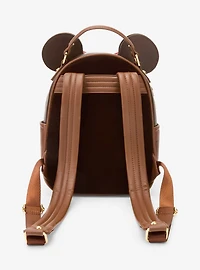 Disney Minnie Mouse Velvet Floral Interchangeable Ears Mini Backpack - BoxLunch Exclusive
